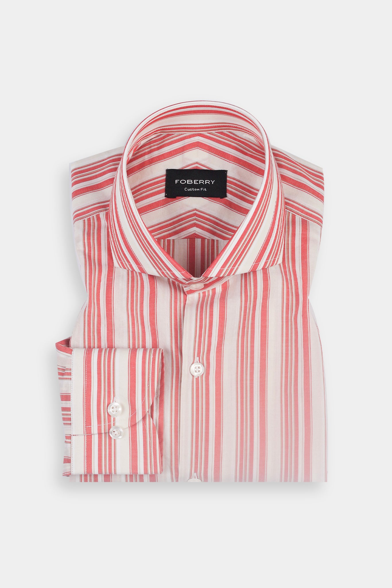 Fuchsia Barcode Striped Shirt