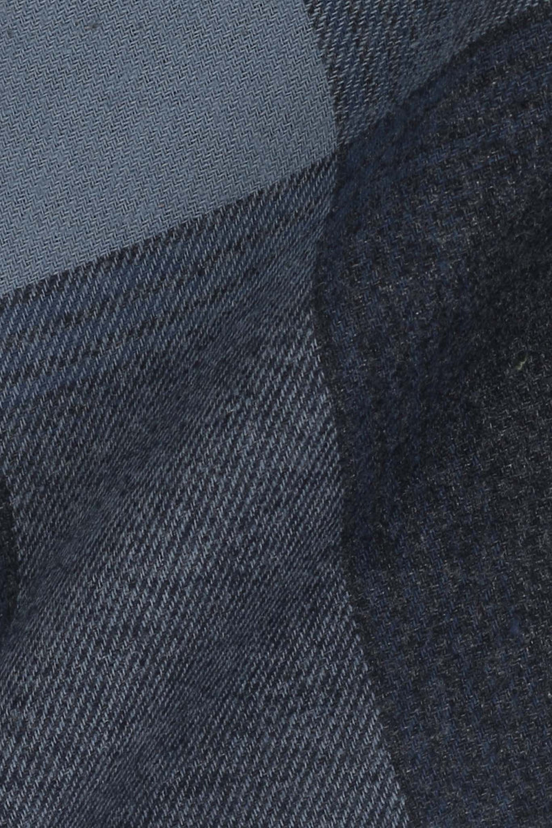 Spurce Blue Windowpane Winter Flannel