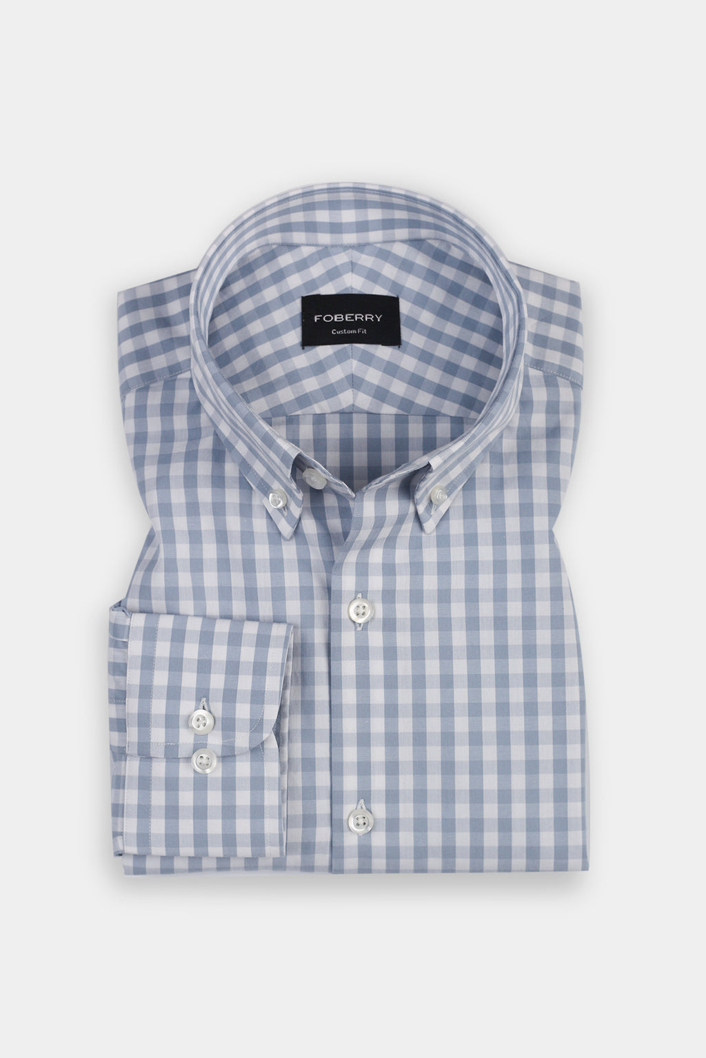 Sky Blue Buffalo Check Shirt