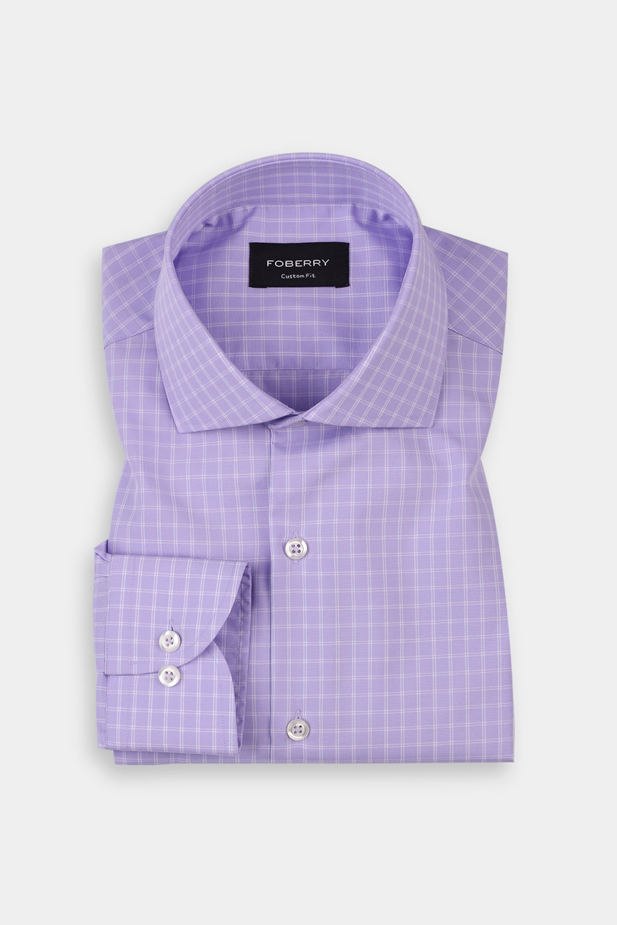 Lilac Grid Shirt