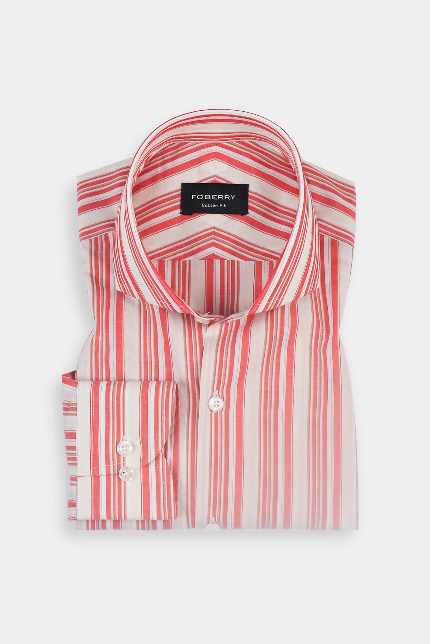 Fuchsia Barcode Striped Shirt