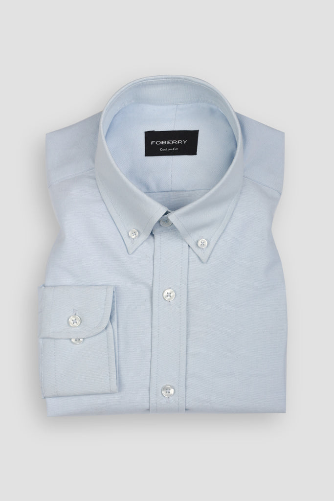 Crisp Ice Blue Oxford Shirt
