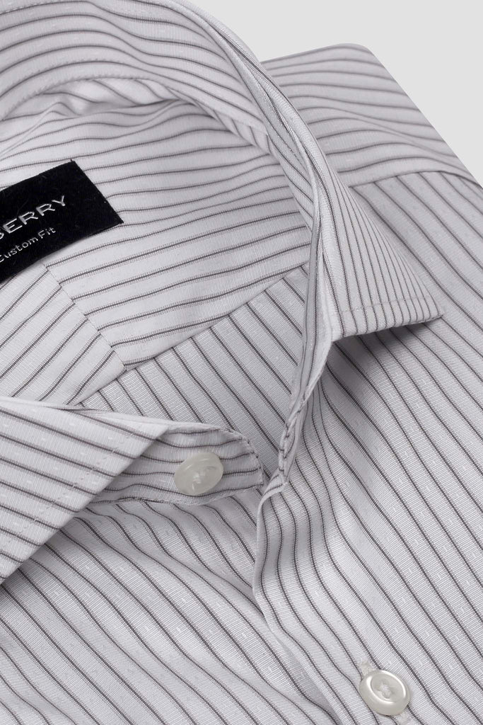 Black Egyptian Pinstripe Shirt
