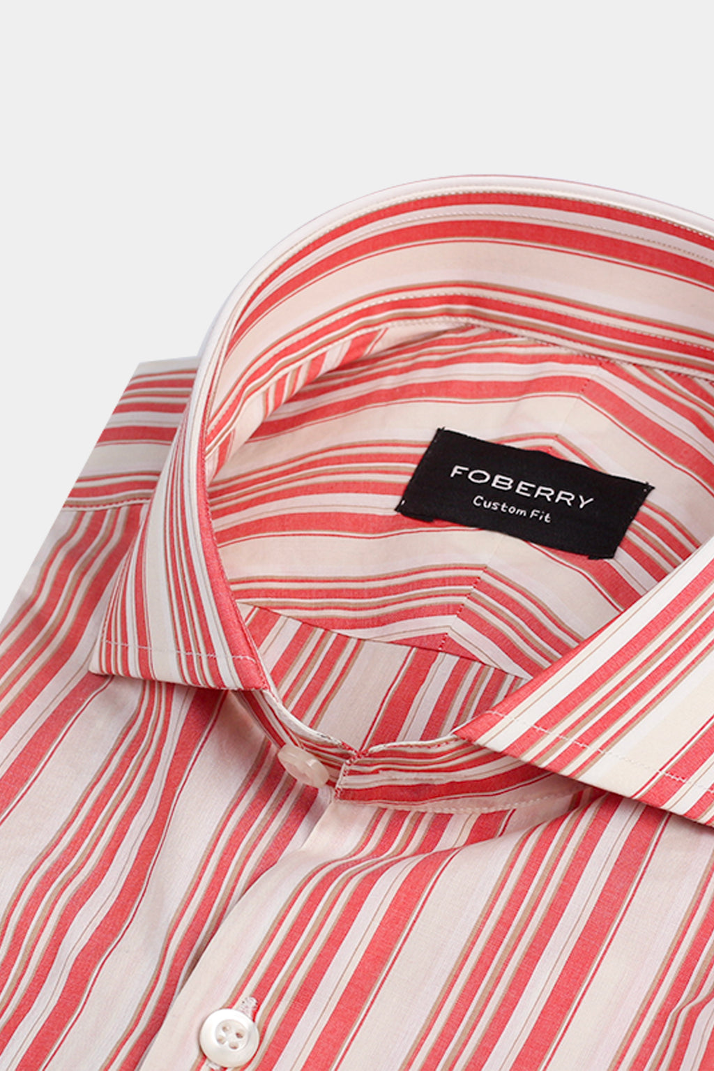 Fuchsia Barcode Striped Shirt