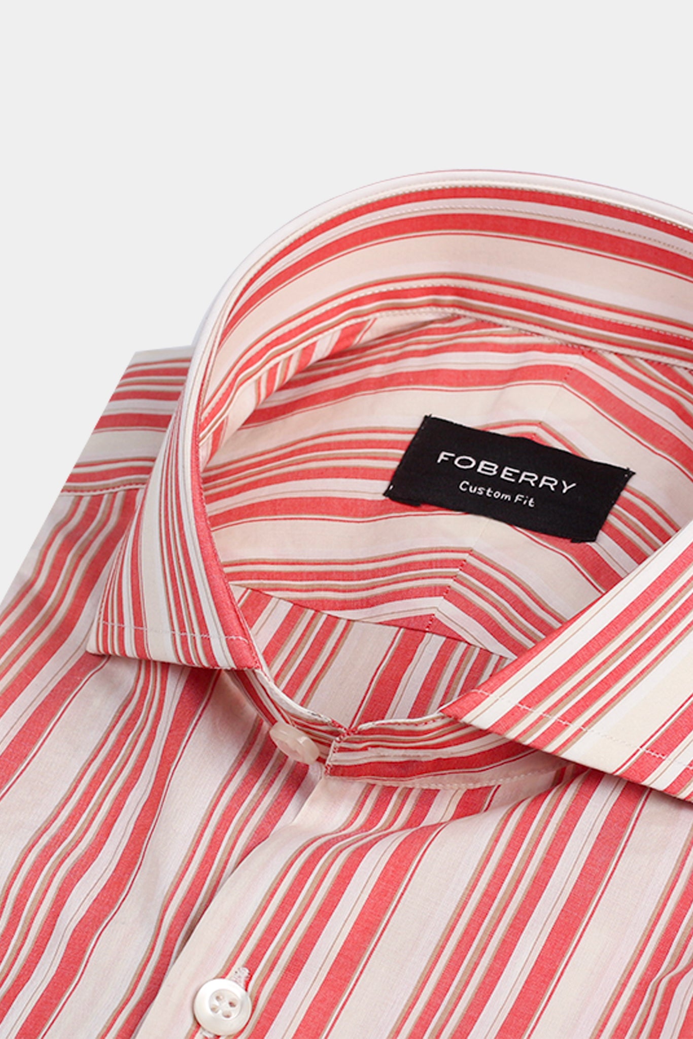 Fuchsia Barcode Striped Shirt