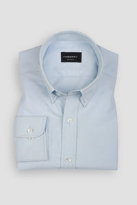 Crisp Ice Blue Oxford Shirt