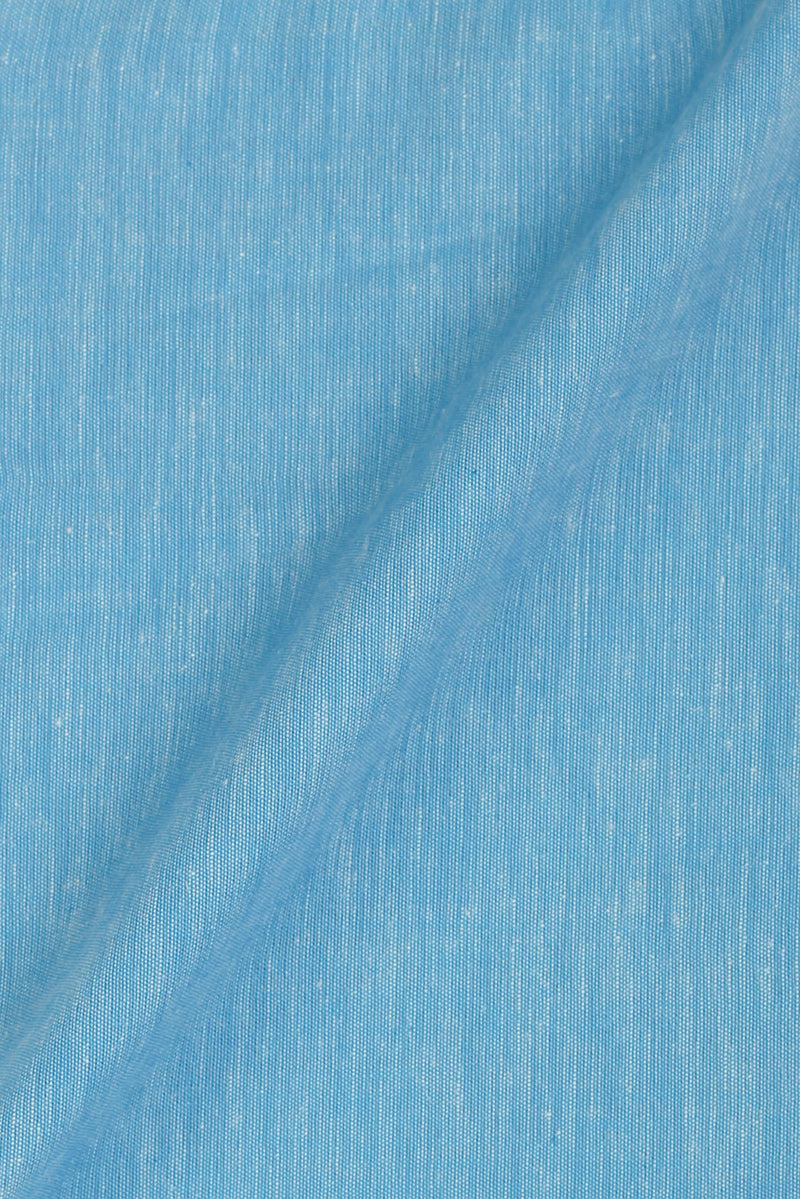 Aqua Blue Linen Shirt