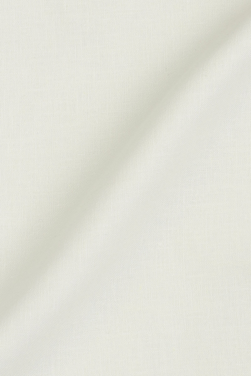 Cream White Linen