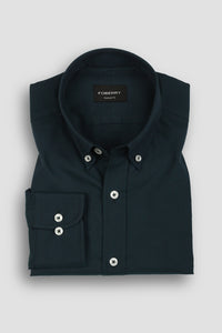 Dark Bottle Green Oxford Shirt