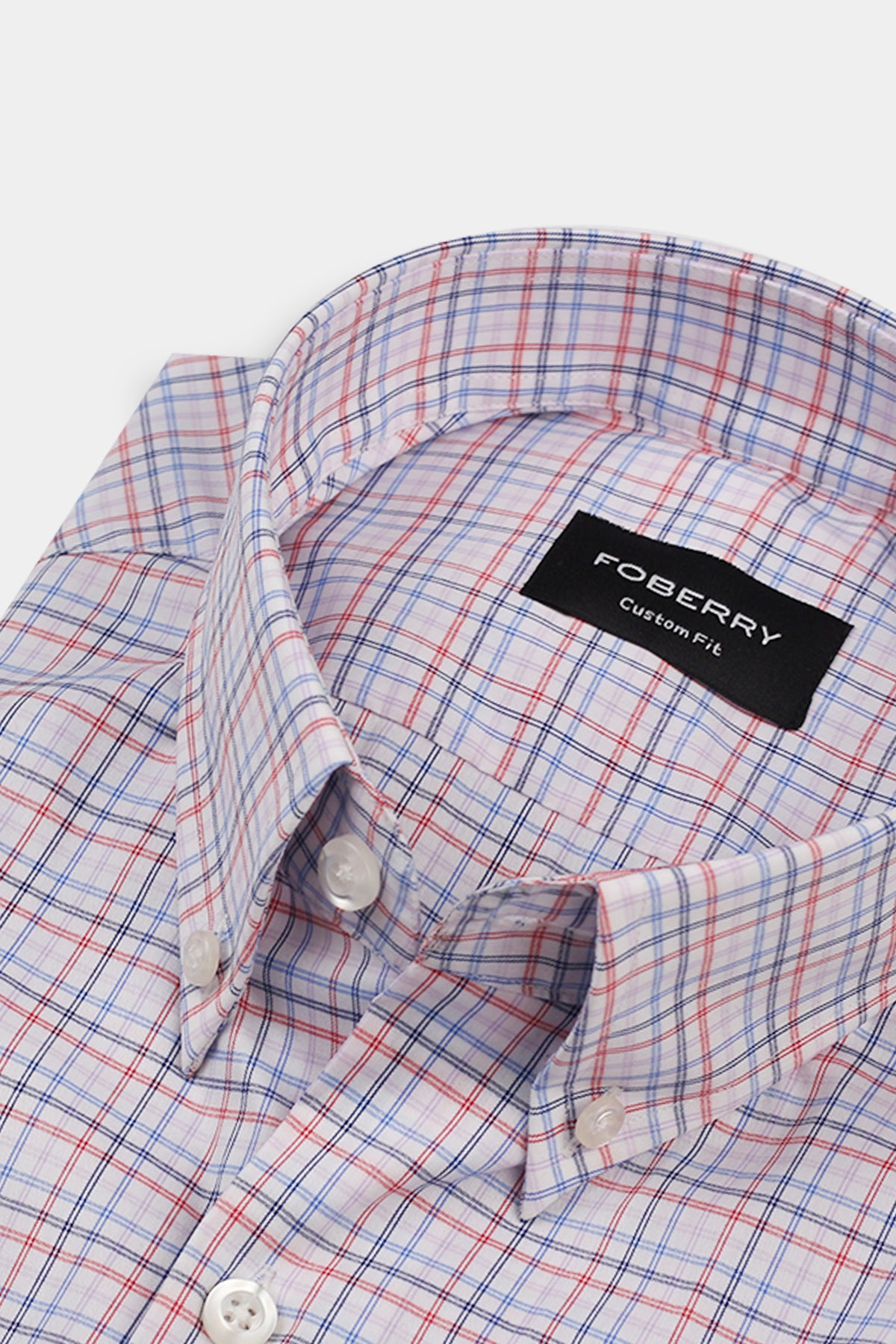 Bue & Red Tartan Egyptian Shirt