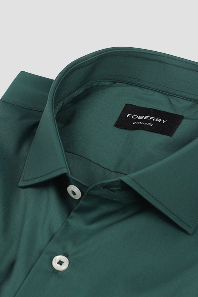 Dark Green Performance Stretch Shirt
