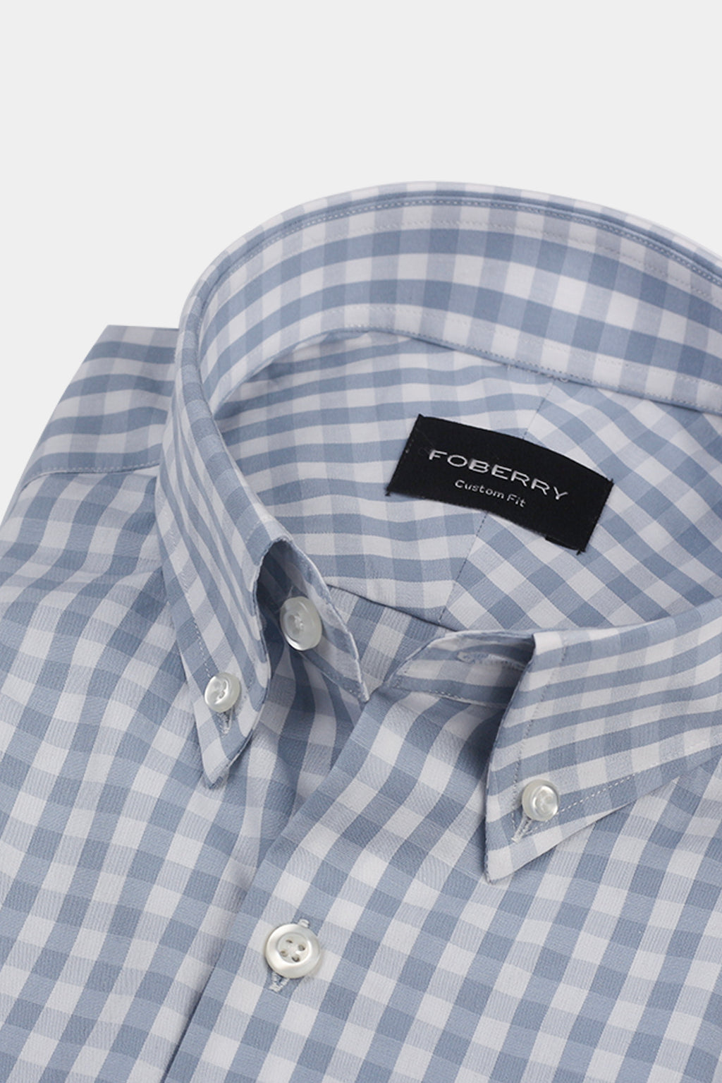 Sky Blue Buffalo Check Shirt