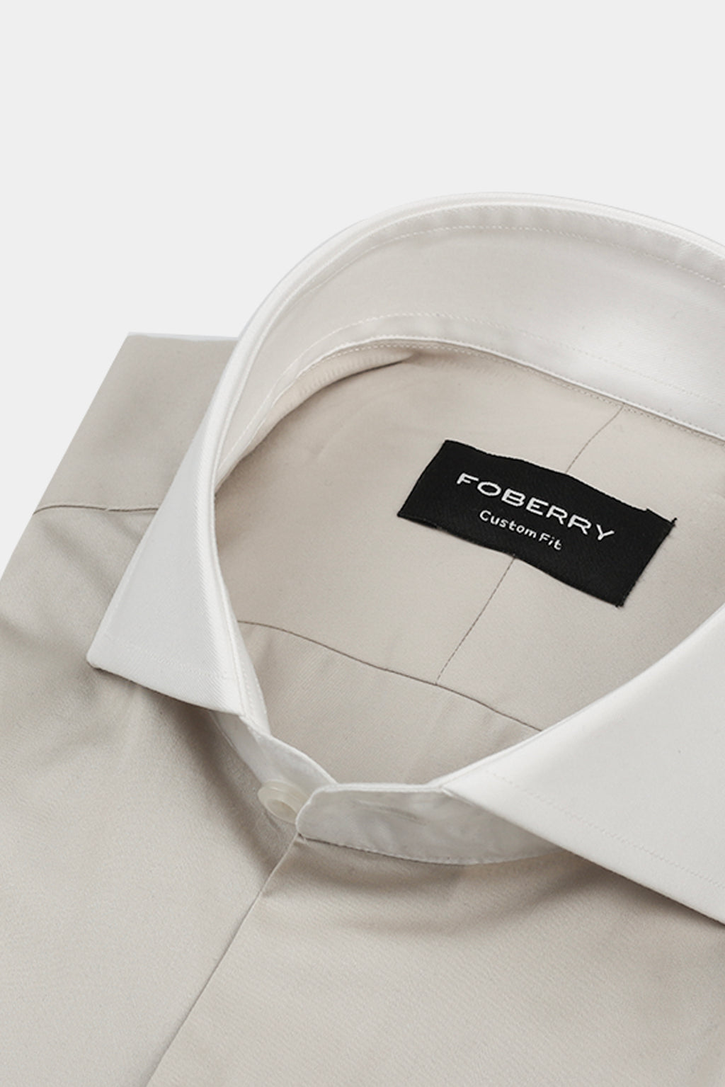 Light Beige Egyptian Poplin Shirt