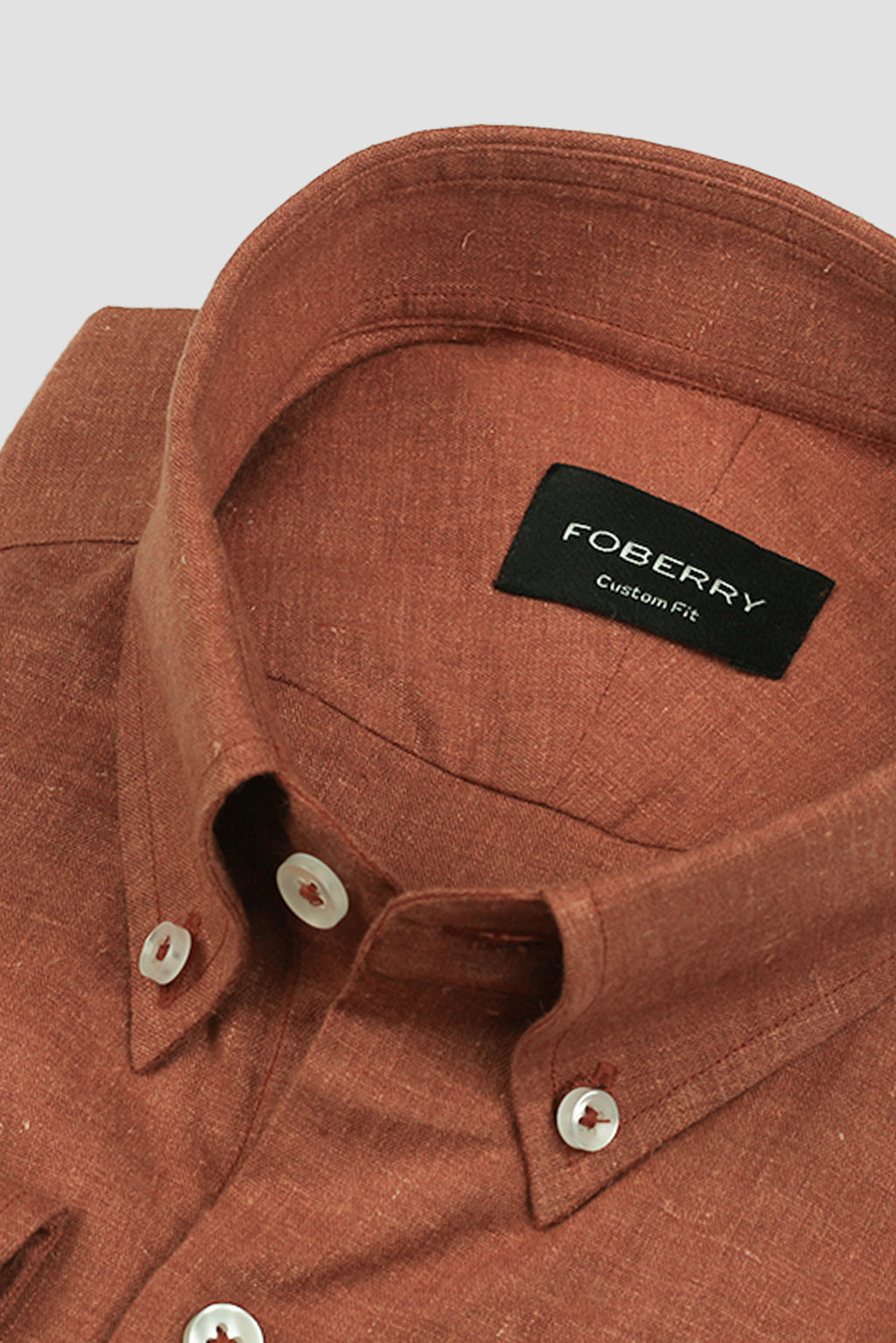 Sienna Brown Linen Shirt