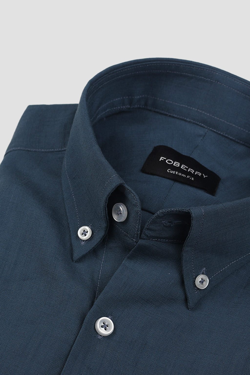 Persian Blue EU Linen Shirt