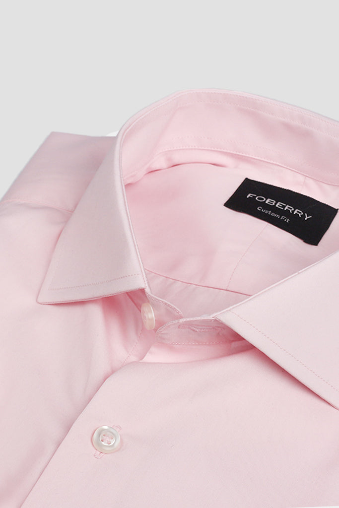 Egyptian Pink Poplin Twill Shirt