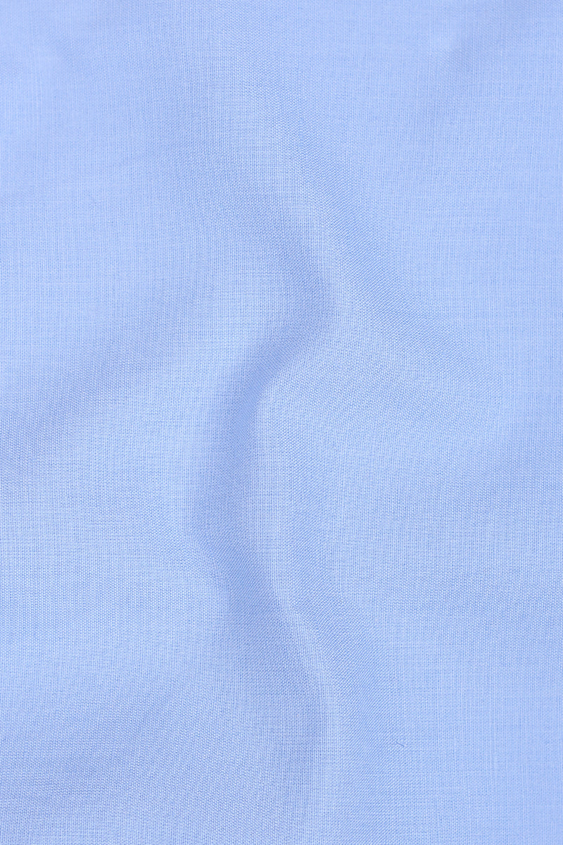 Cornflower Blue Linen Shirt