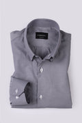 Triangle Grey Patterned Shirt - Foberry Pakistan
