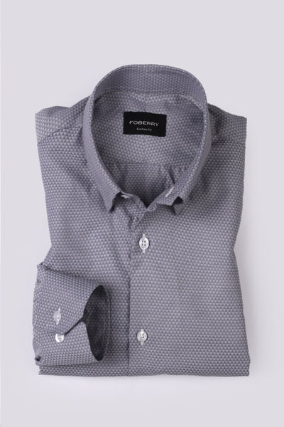 Triangle Grey Patterned Shirt