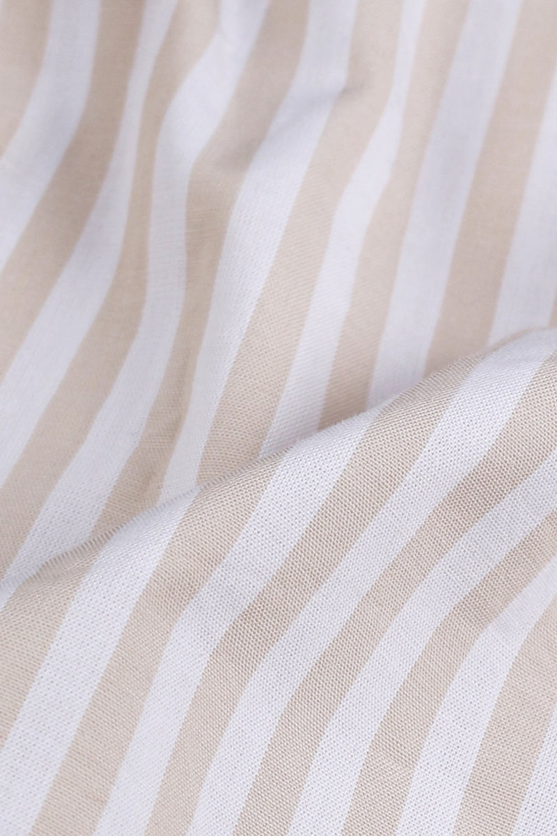 Tan Candy Stripes - Foberry Pakistan