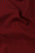 Maroon Micro Gingham - Foberry Pakistan