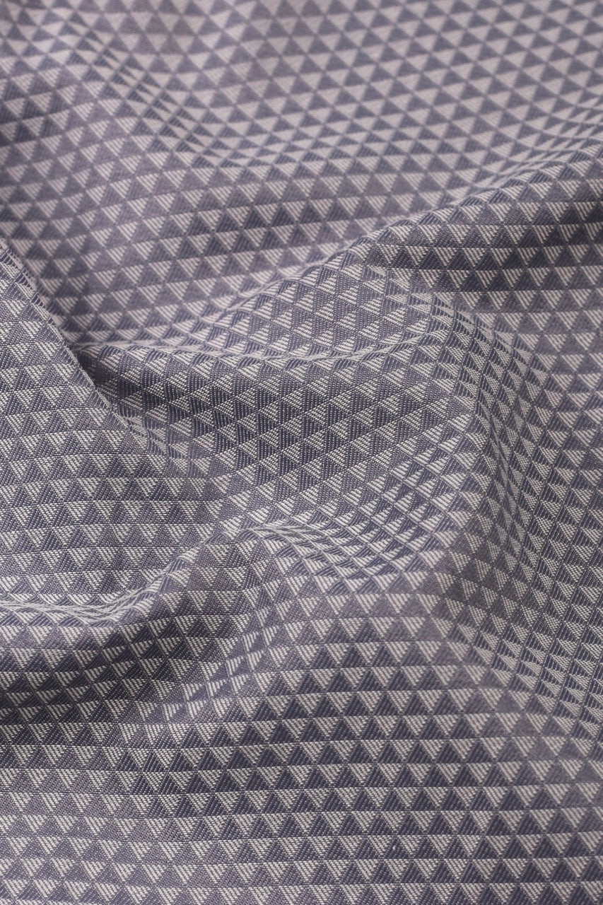 Triangle Grey Patterned - Foberry Pakistan
