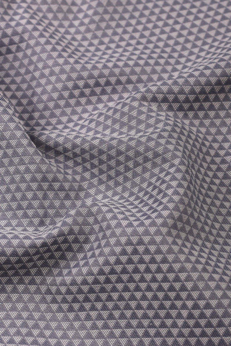Triangle Grey Patterned - Foberry Pakistan
