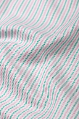 Green Pink Balanced Stripes - Foberry Pakistan