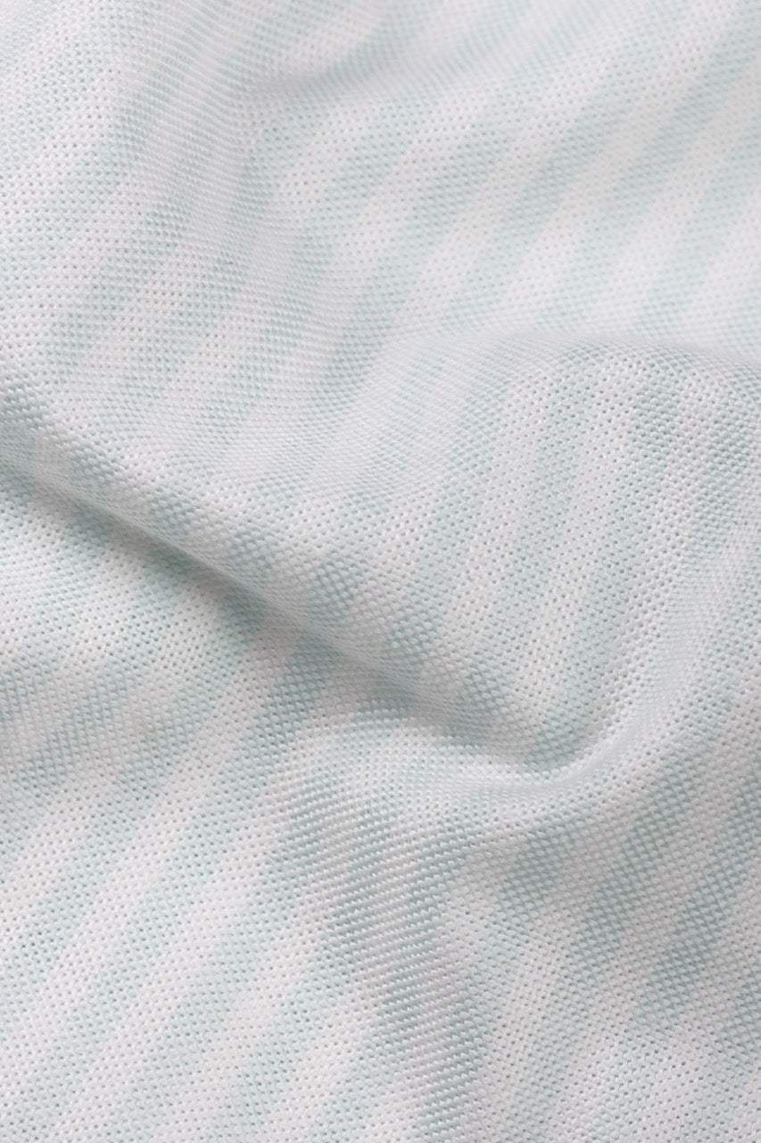 Soft Green Oxford Stripes - Foberry Pakistan