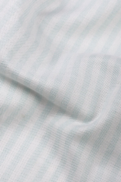 Soft Green Oxford Stripes