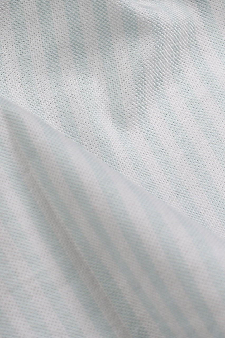 Soft Green Oxford Stripes - Foberry Pakistan