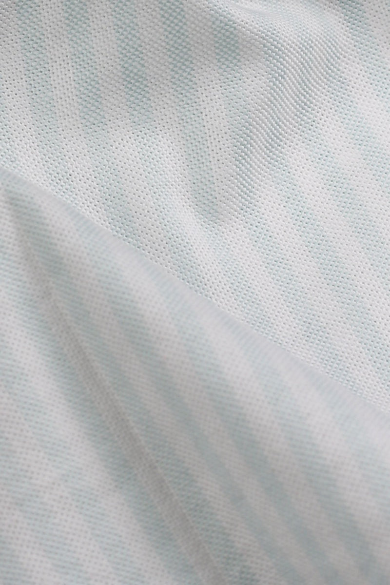 Soft Green Oxford Stripes - Foberry Pakistan