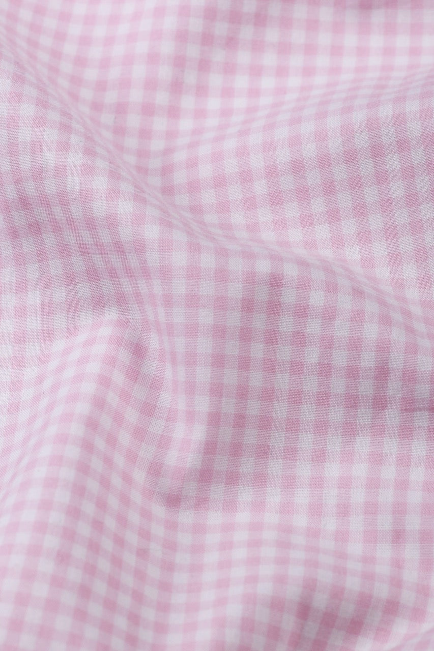 Soft Pink Gingham - Foberry Pakistan