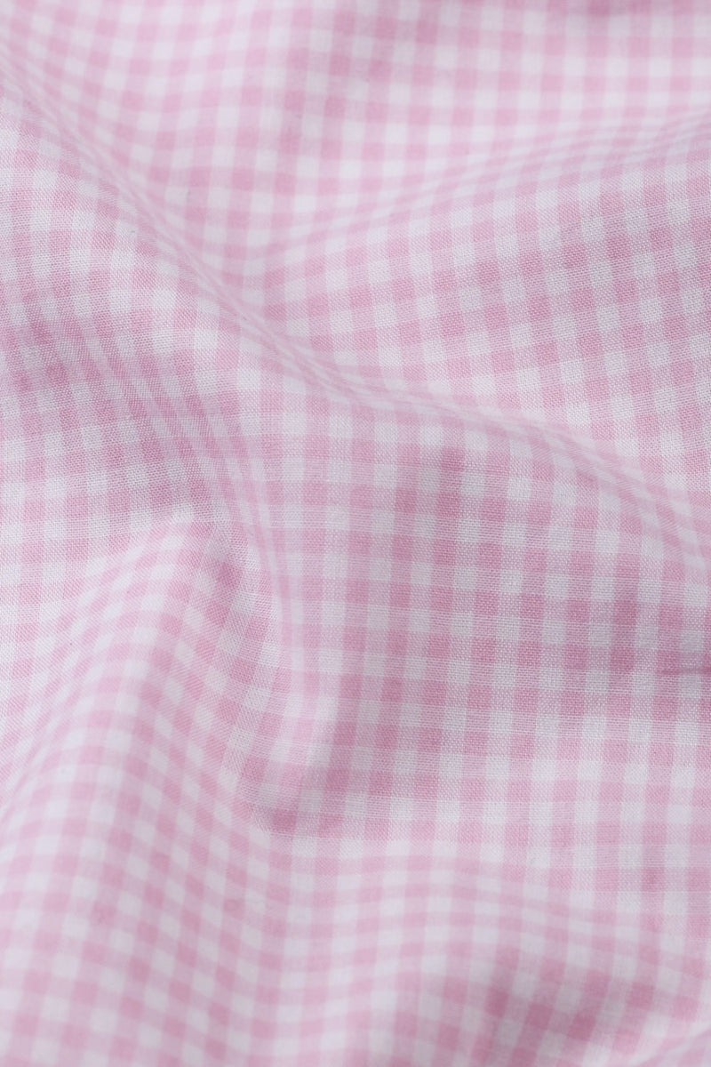 Soft Pink Gingham - Foberry Pakistan