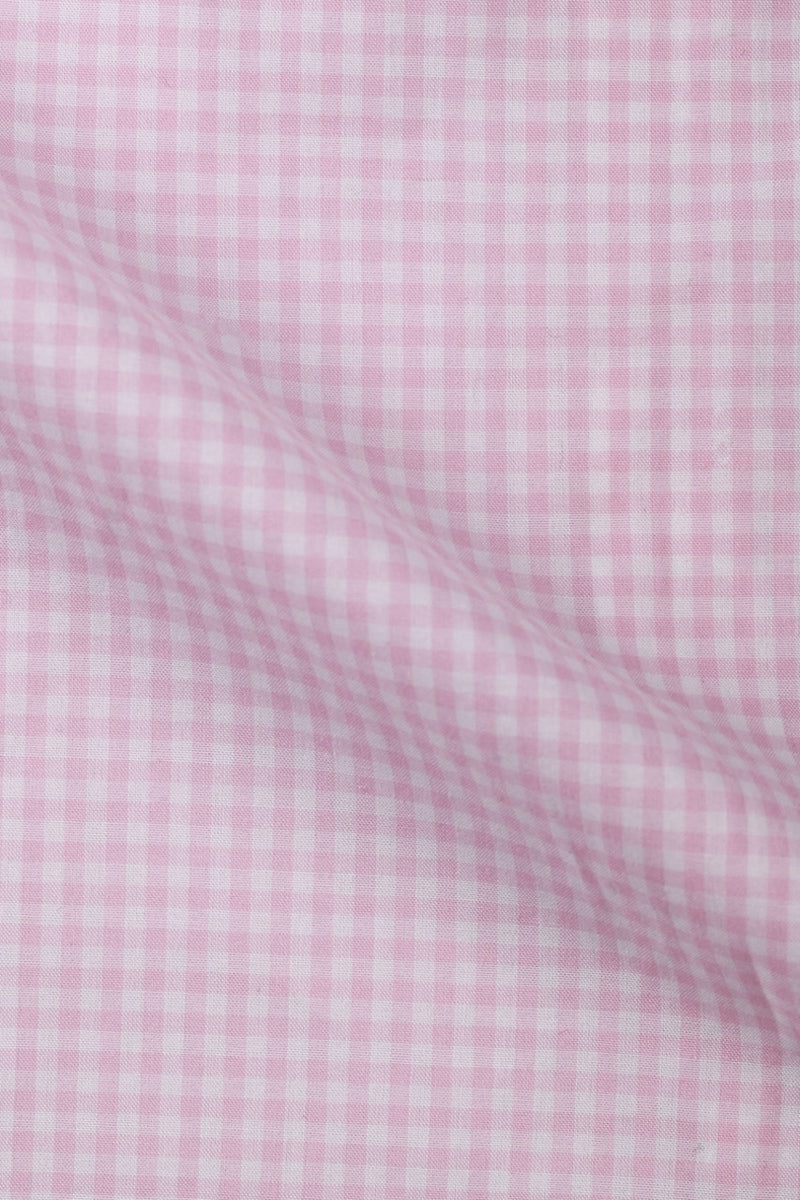 Soft Pink Gingham - Foberry Pakistan