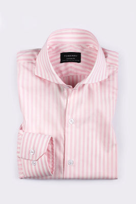 Fresh Bold Pink Striped shirt - Foberry Pakistan