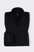 Black Twill Striped Shirt - Foberry Pakistan