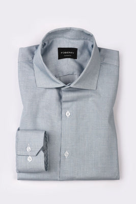 Green Knot Structured Shirt - Foberry Pakistan