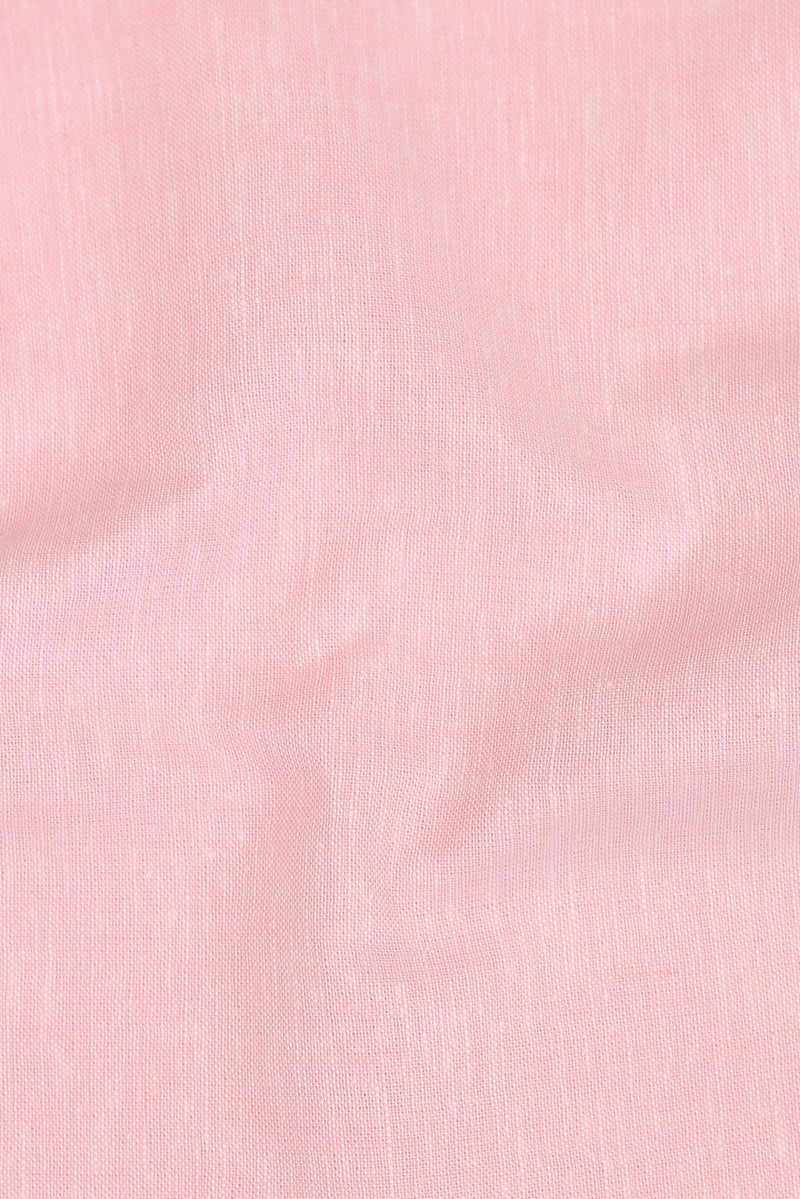 Soft Powder Pink Italian Linen