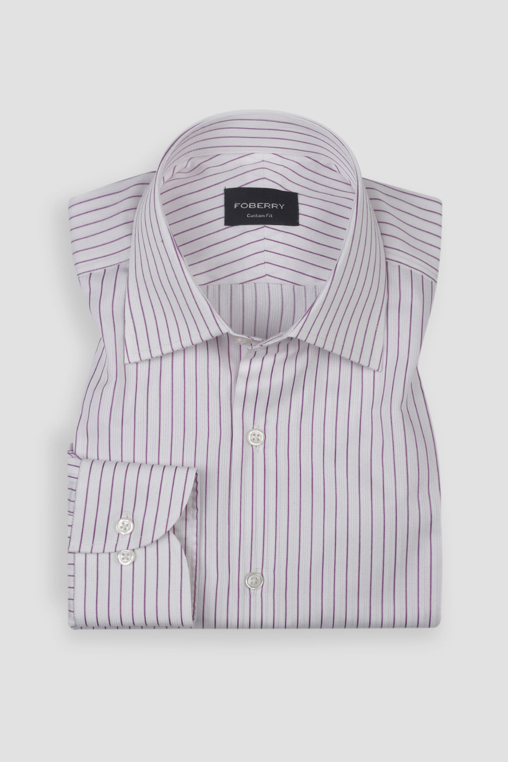Magenta Stripe Egyptian Shirt