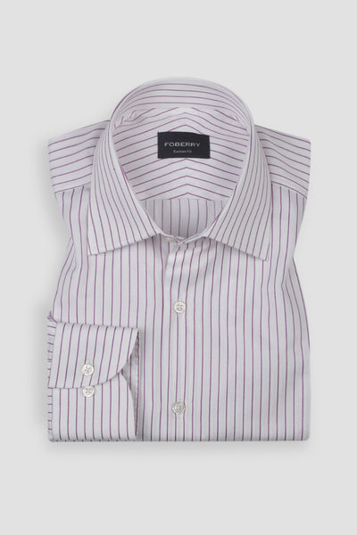 Magenta Stripe Egyptian Shirt