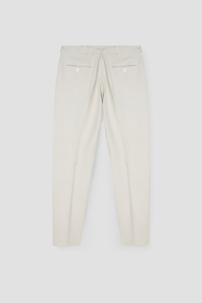 Cosmic Latte Linen Trousers