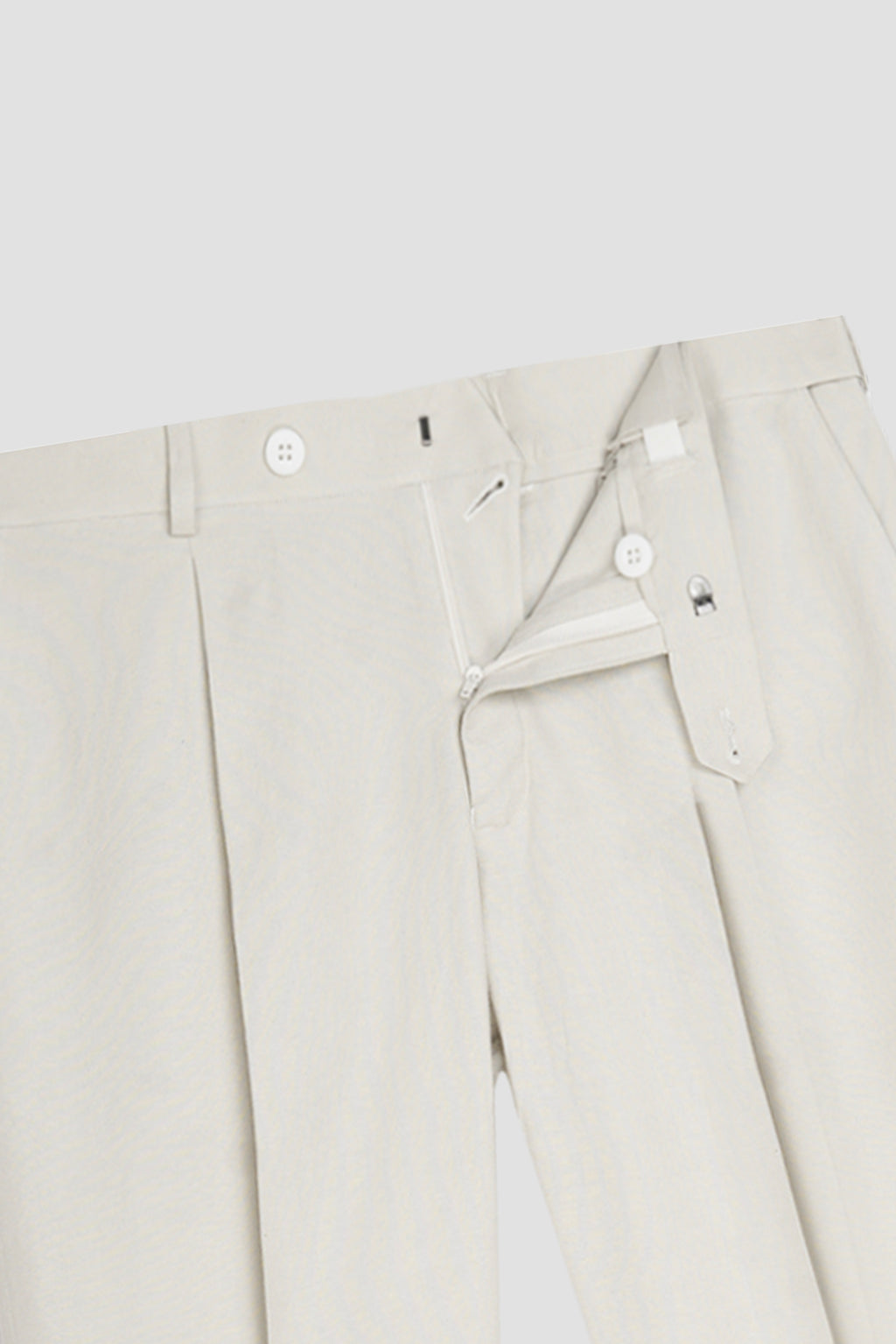 Cosmic Latte Linen Trousers