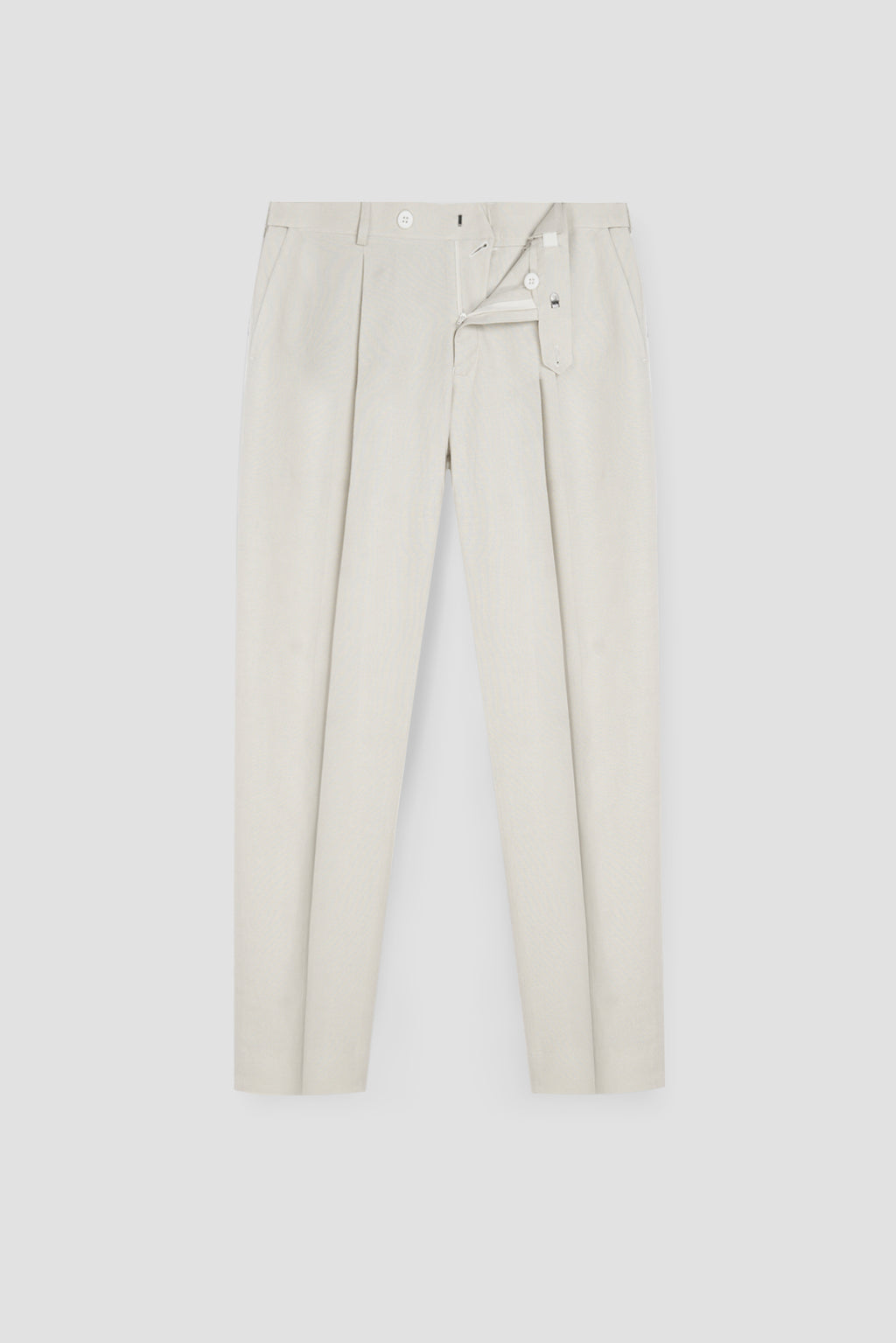 Cosmic Latte Linen Trousers