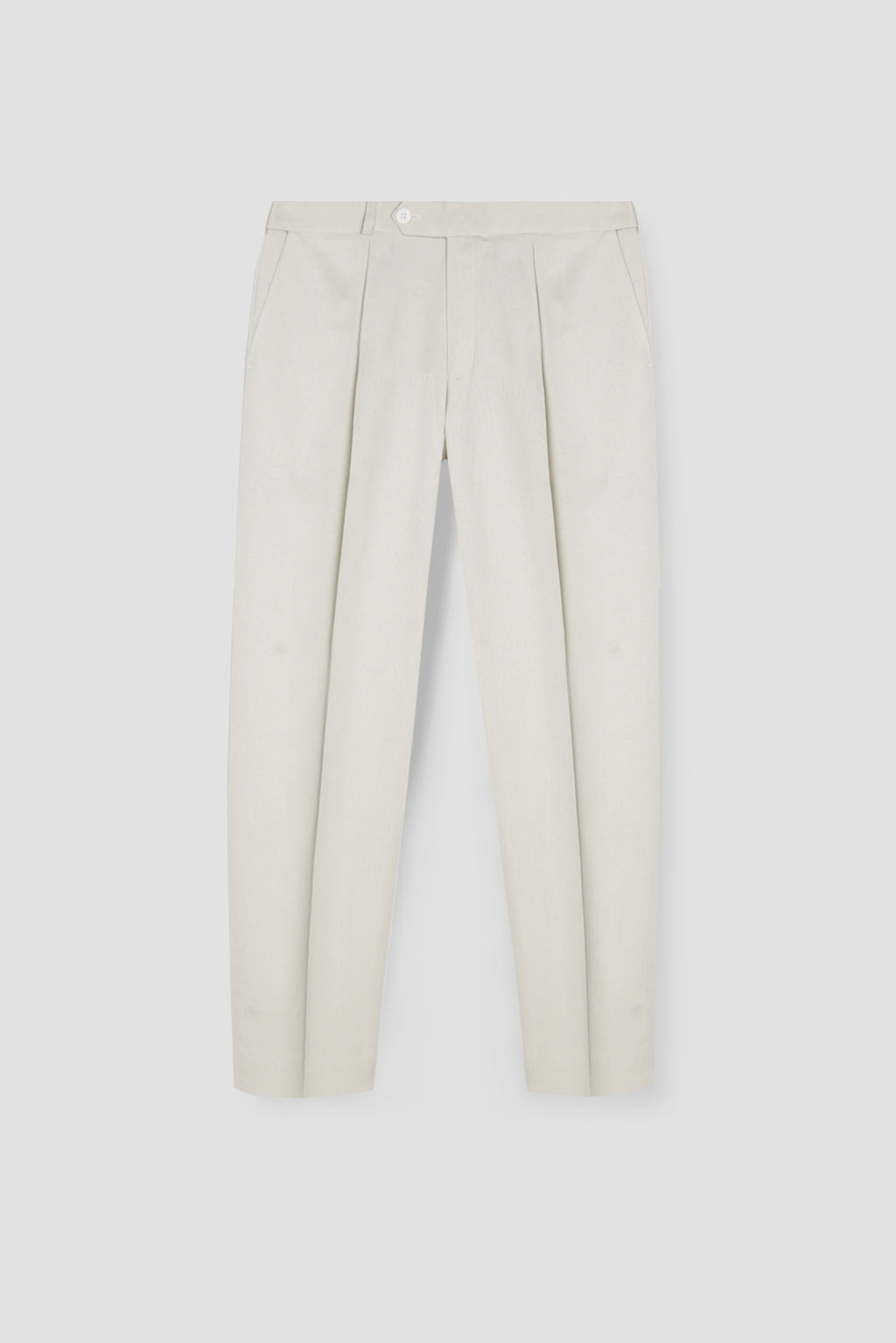Cosmic Latte Linen Trousers