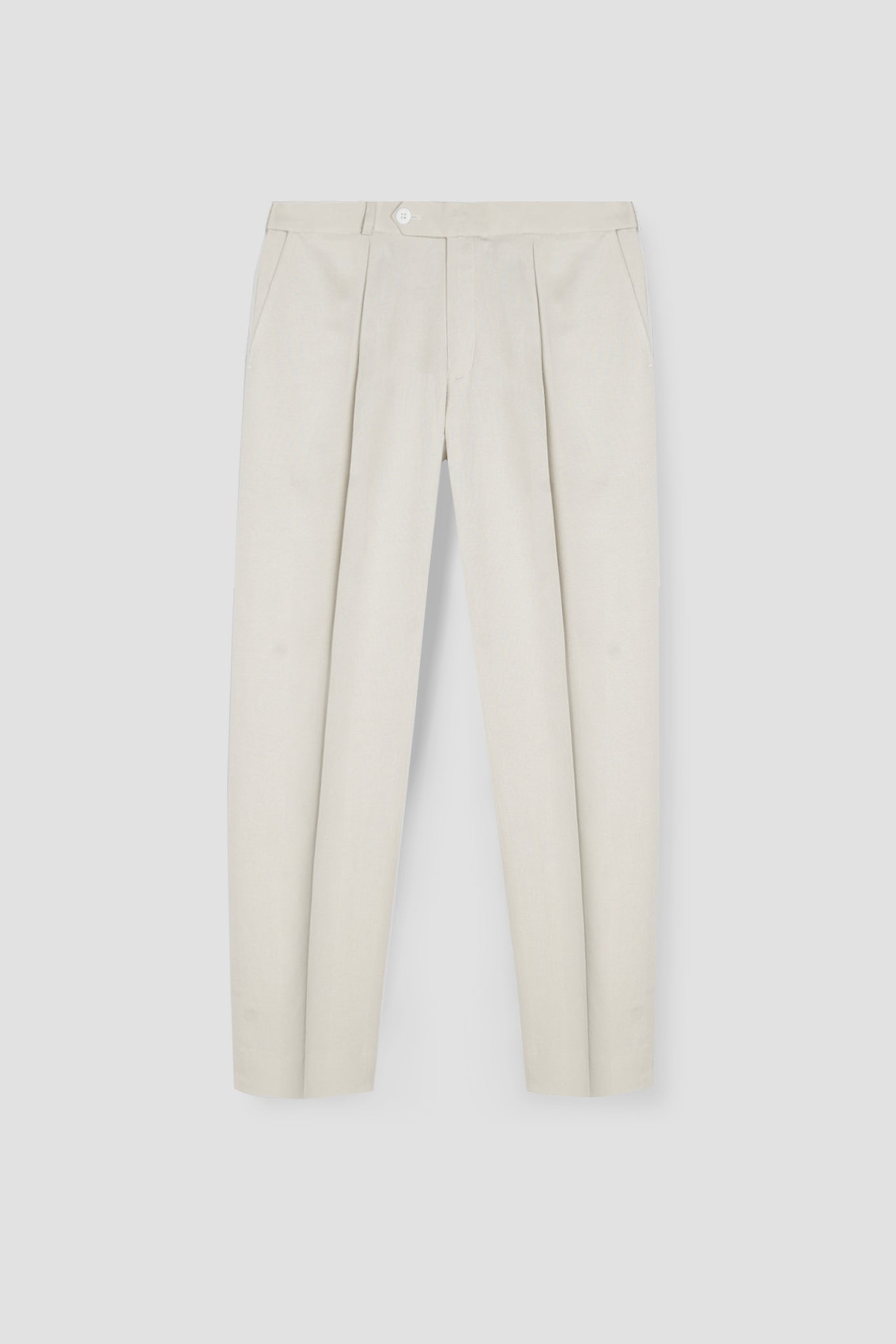 Cosmic Latte Linen Trousers