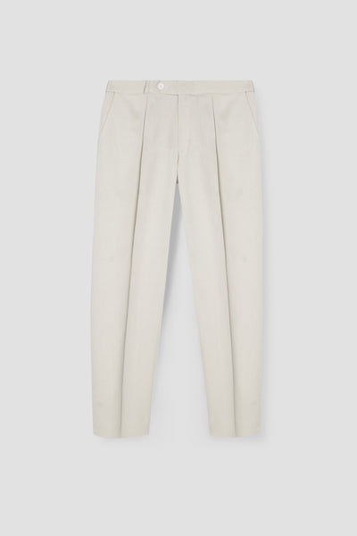Cosmic Latte Linen Trousers