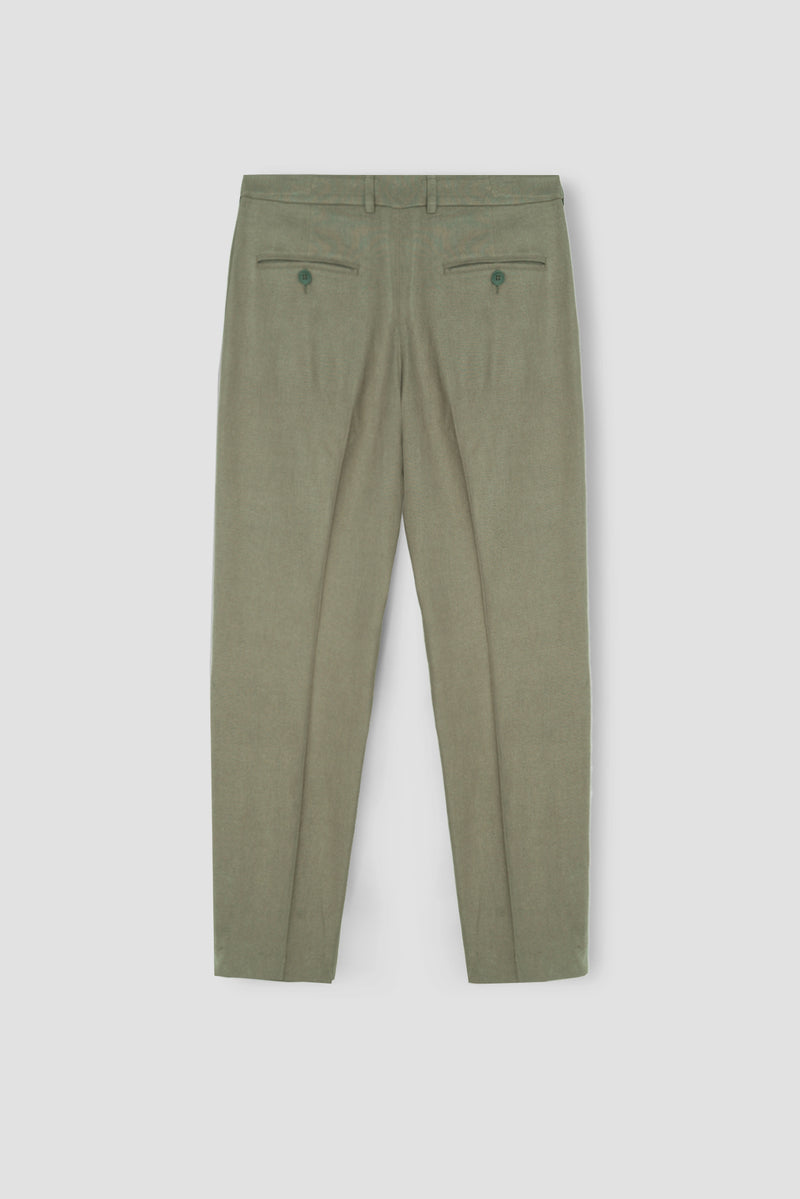 Sand Twill Linen Trousers