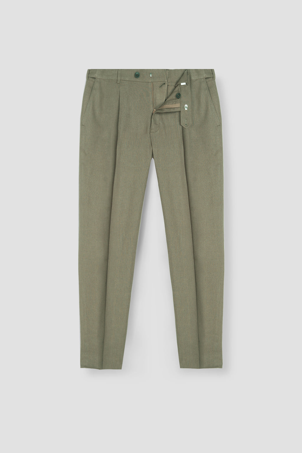 Sand Twill Linen Trousers