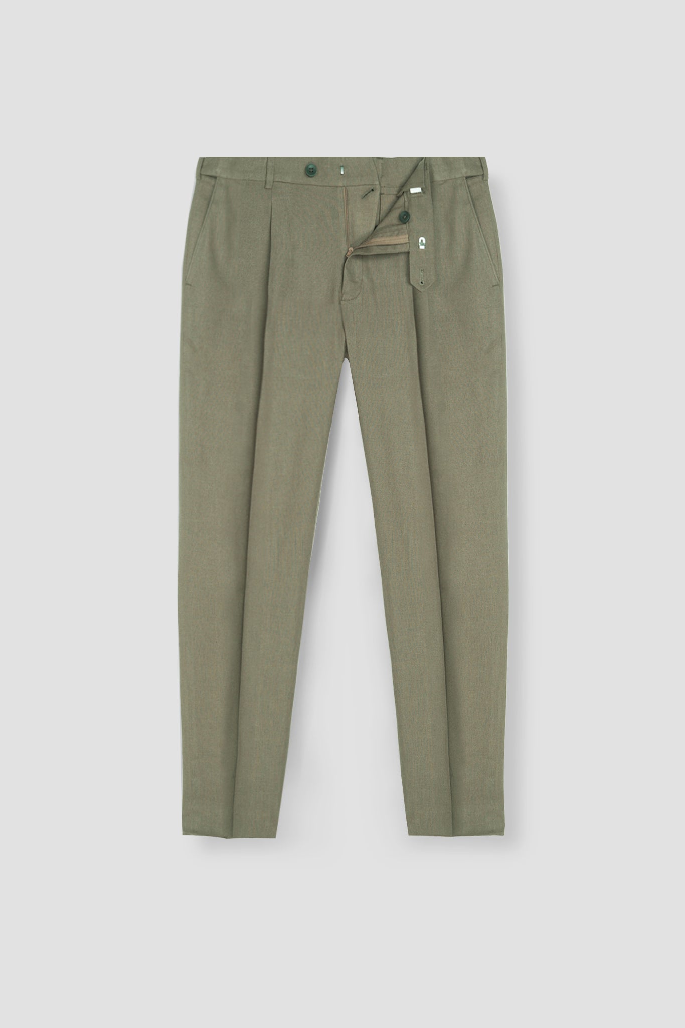 Sand Twill Linen Trousers